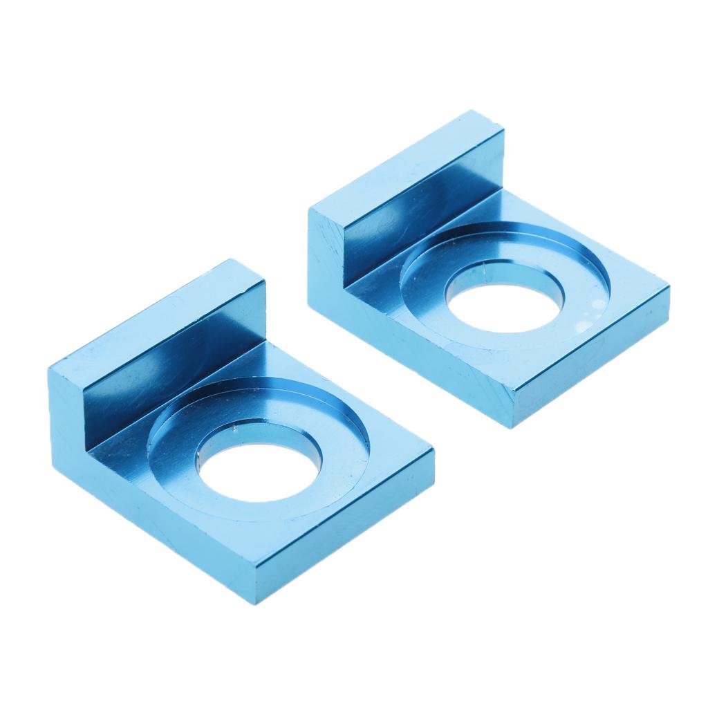 15mm Alloy Chain Adjuster Tensioner Block for Dirt Bike Quad ATV Blue