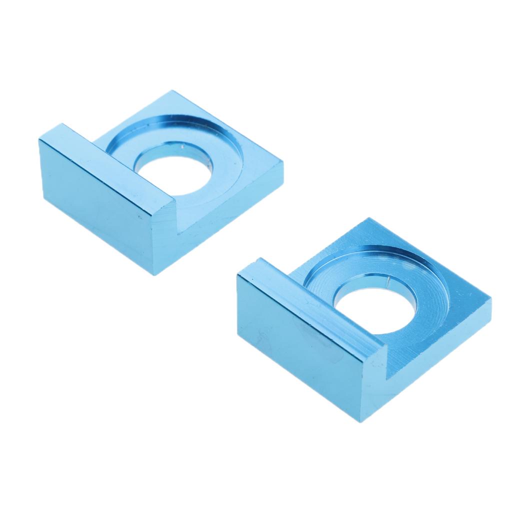 15mm Alloy Chain Adjuster Tensioner Block for Dirt Bike Quad ATV Blue
