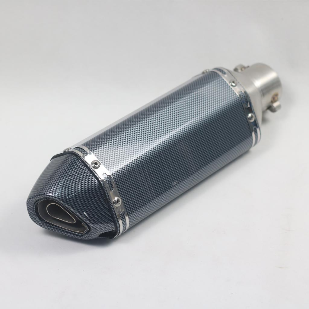 Exhaust Muffler Universal for KTM Yamaha 125-600cc Motorcycles Scooters with 51mm Diameter Exhaust Pipe