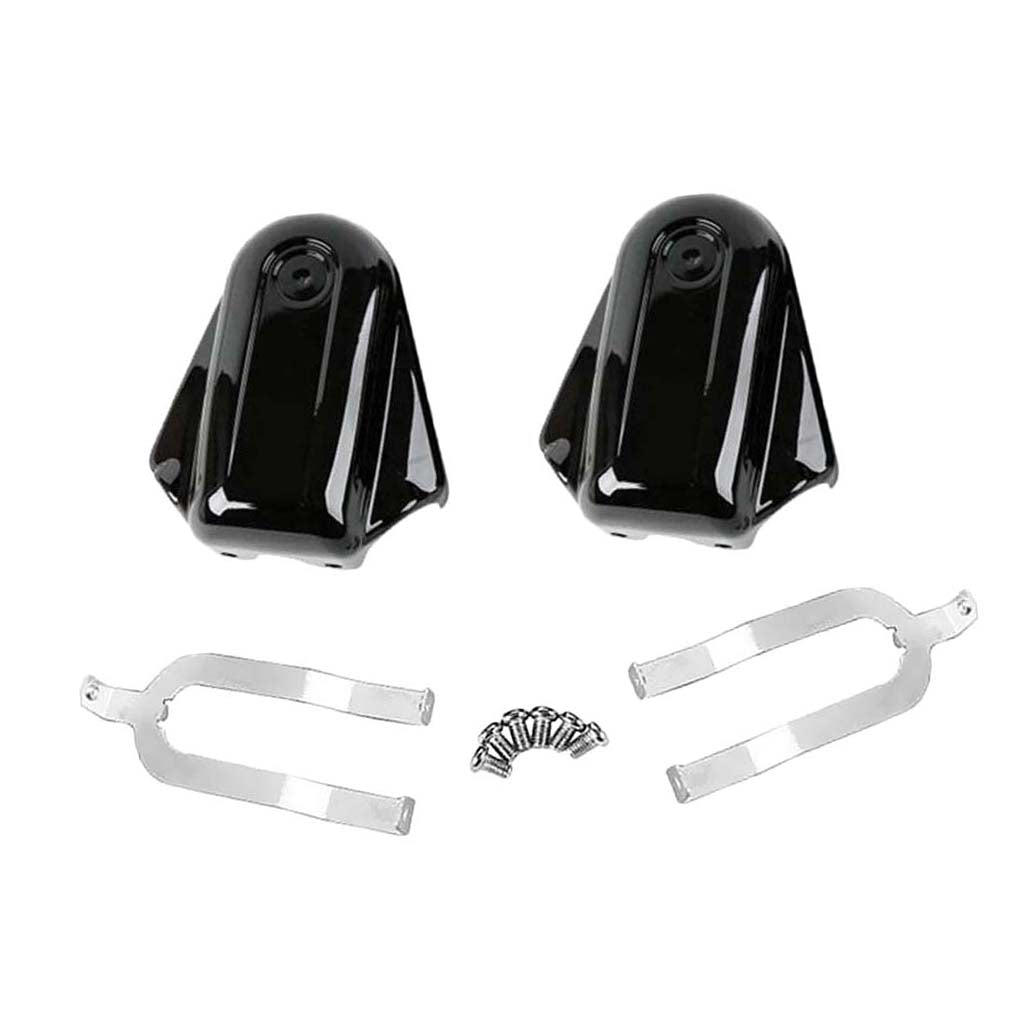 Rear Axle Nut Bolt Cap Kit For Harley 883 1200 FLSTN FXSTSSE3 08-17 Black