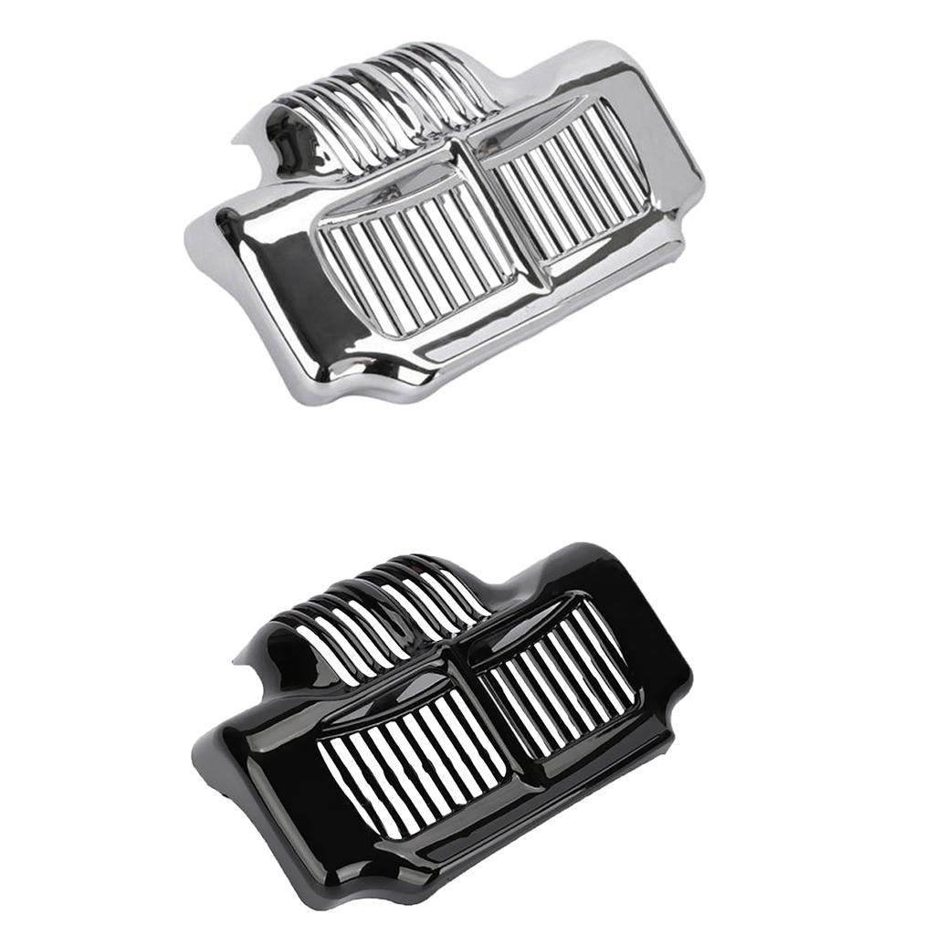 Oil Cooler Cover Case for Touring Street Glide 2011-2015 Silver