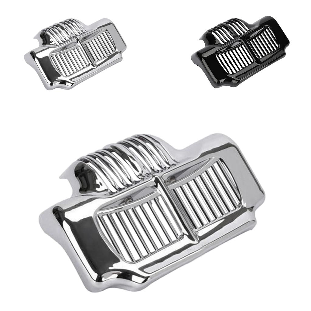 Oil Cooler Cover Case for Touring Street Glide 2011-2015 Silver