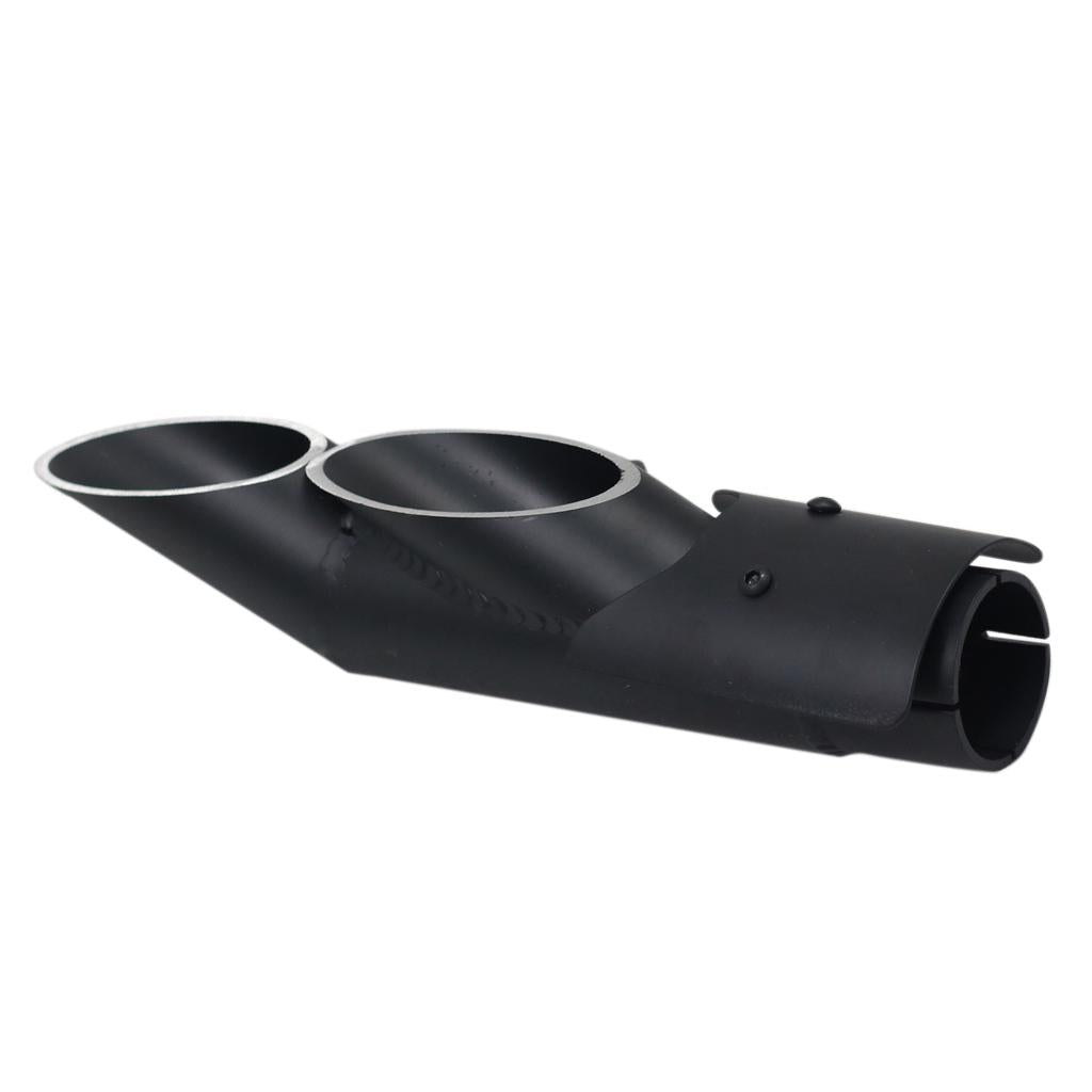 Motorcycle Aluminum Exhaust Pipe Muffler Silencer Black For Yamaha R6 2006-2015