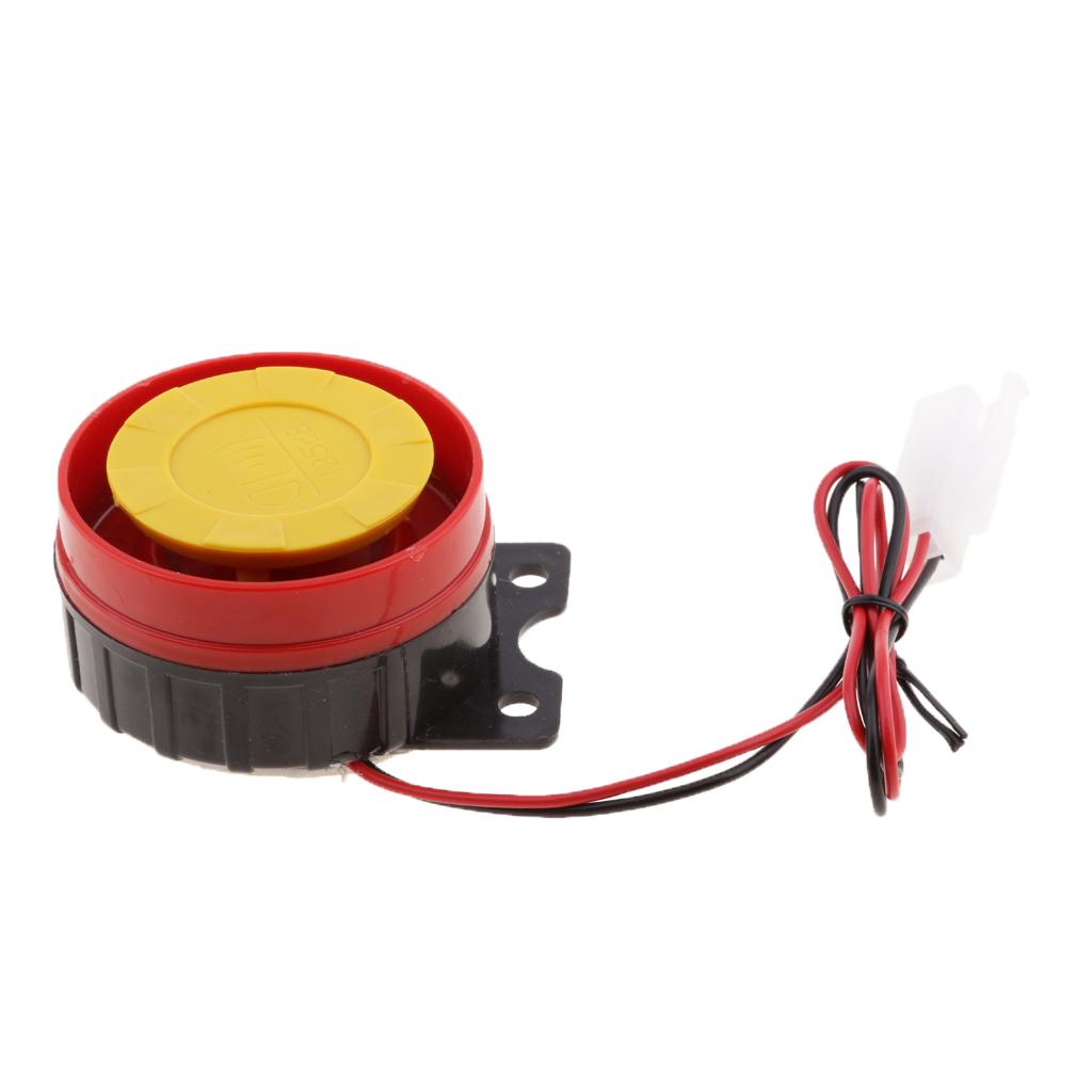 12V Motorcycle Electric Driven Air Raid Siren Horn Alarm Universal