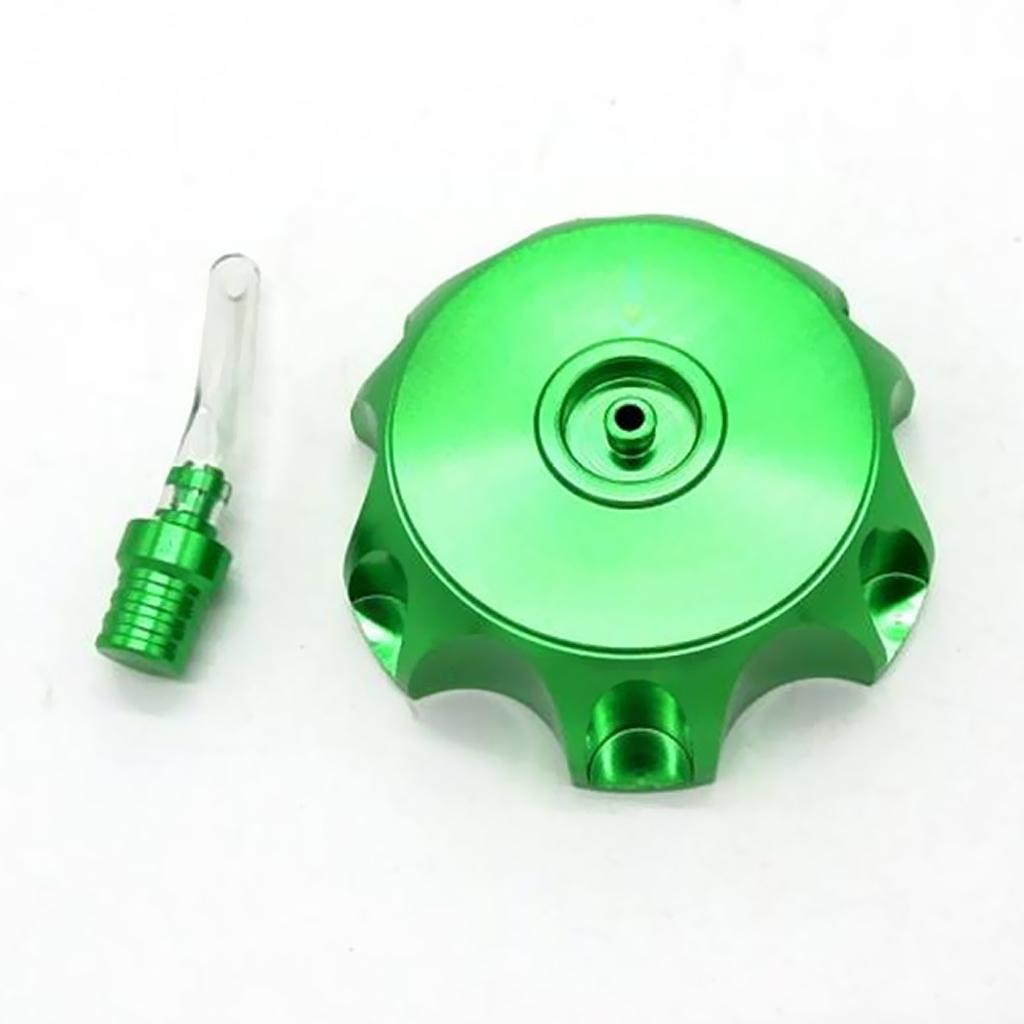 ATV Dirt Pit Bike CNC Aluminum Gas Fuel Tank Cap Breather Vent Red/Green