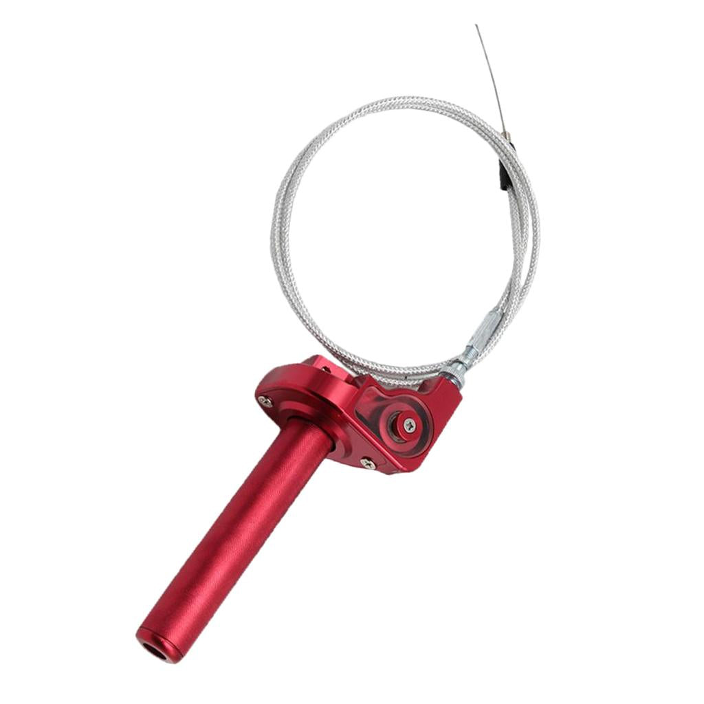 7/8 CNC Twister Throttle Tube Clamp Assembly Cable for Dirt Pit Bike Stomp"