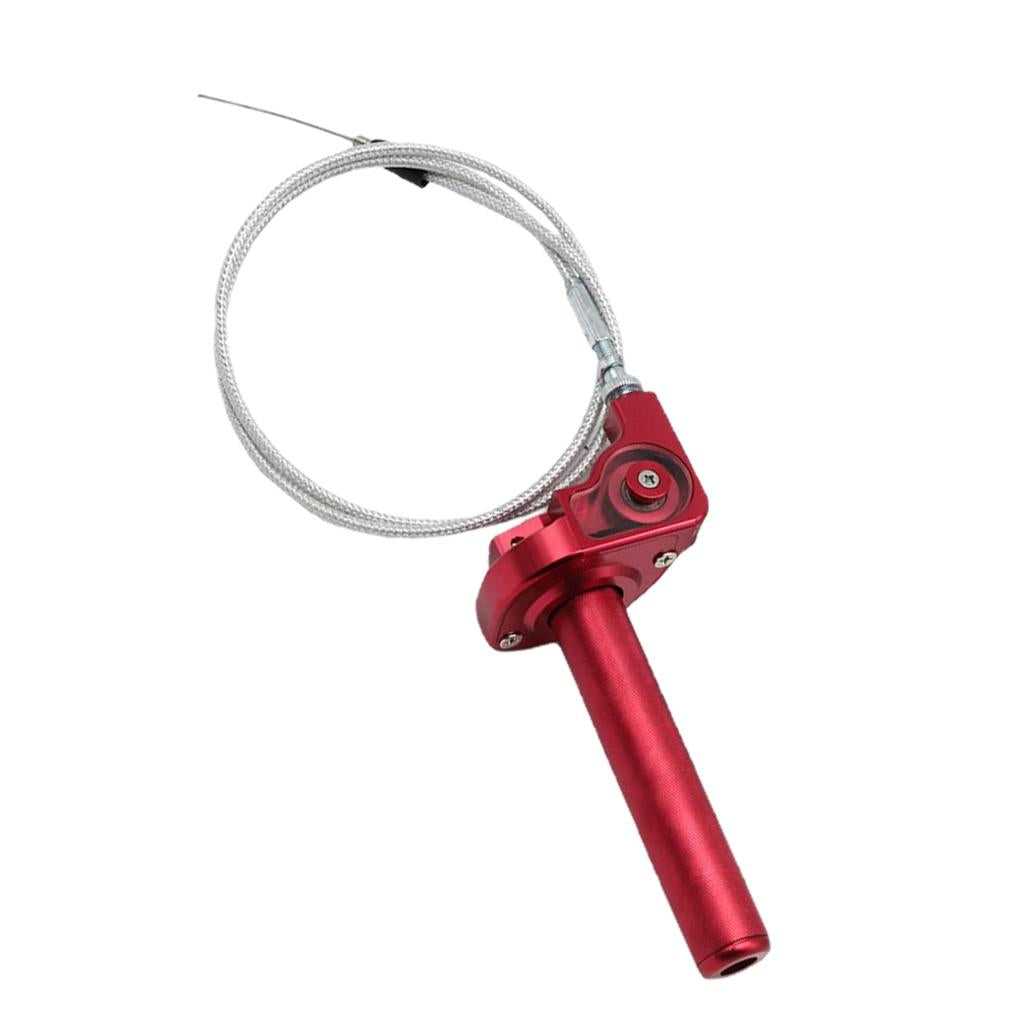 7/8 CNC Twister Throttle Tube Clamp Assembly Cable for Dirt Pit Bike Stomp"
