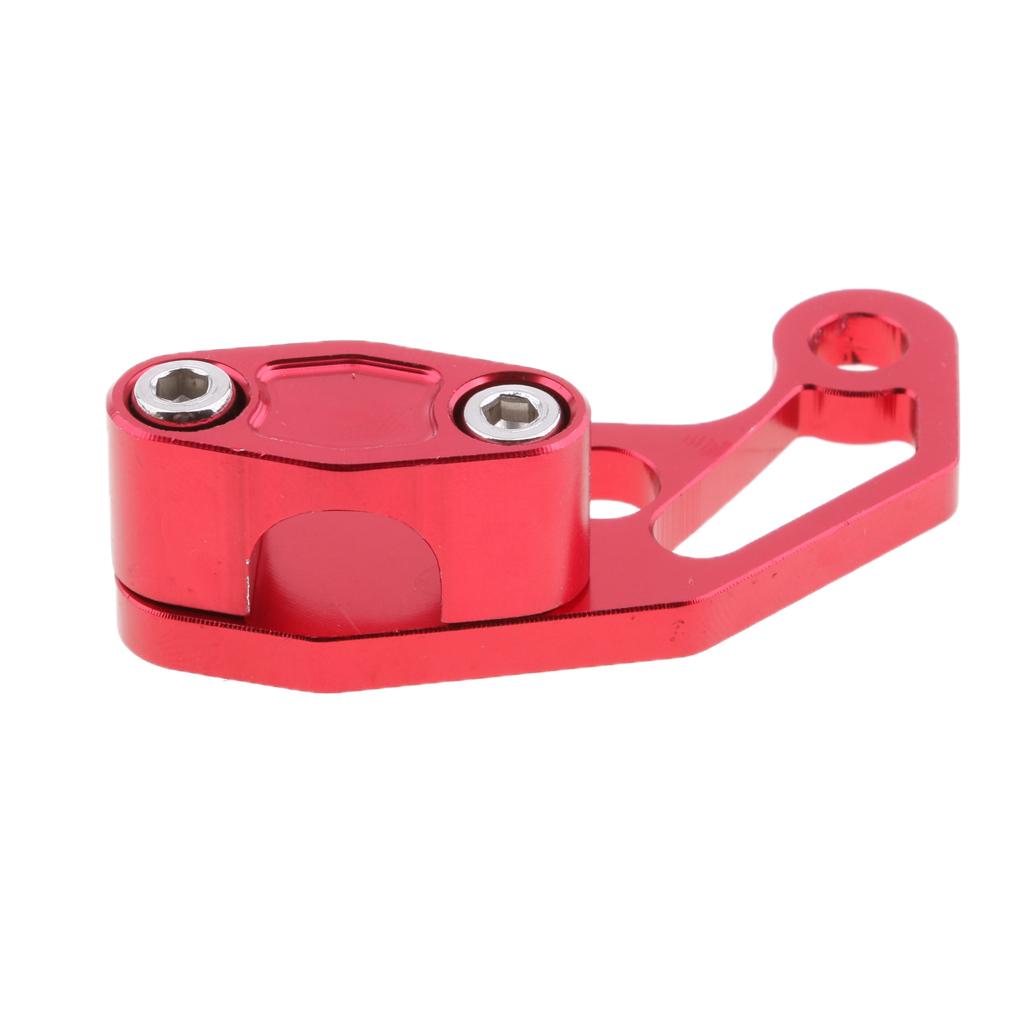 Motorcycle Motorbike Oil Pipe Cable Line Tube Hose Clamp Clip Red