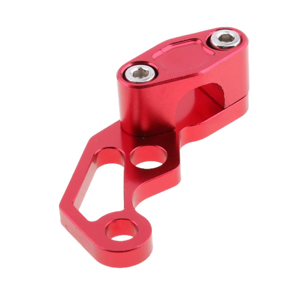 Motorcycle Motorbike Oil Pipe Cable Line Tube Hose Clamp Clip Red