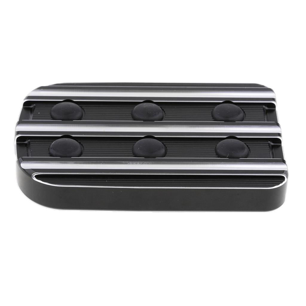CNC Large Brake Pedal Pad Cover For Harley Softail FXSTC Fat Boy 1986-2017