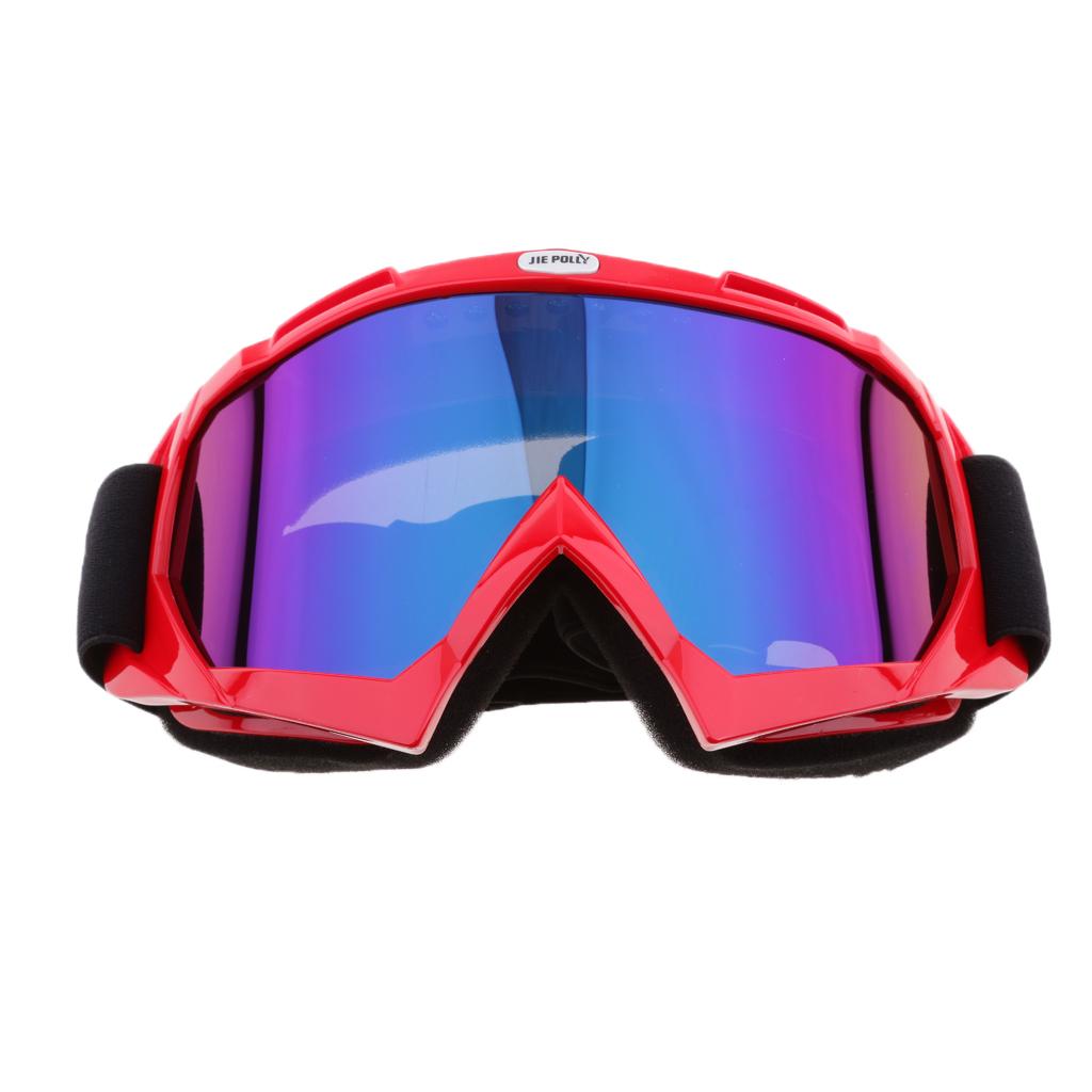 Motorcycle Motocross Racing Windproof Ski Sknowboard Goggles Red