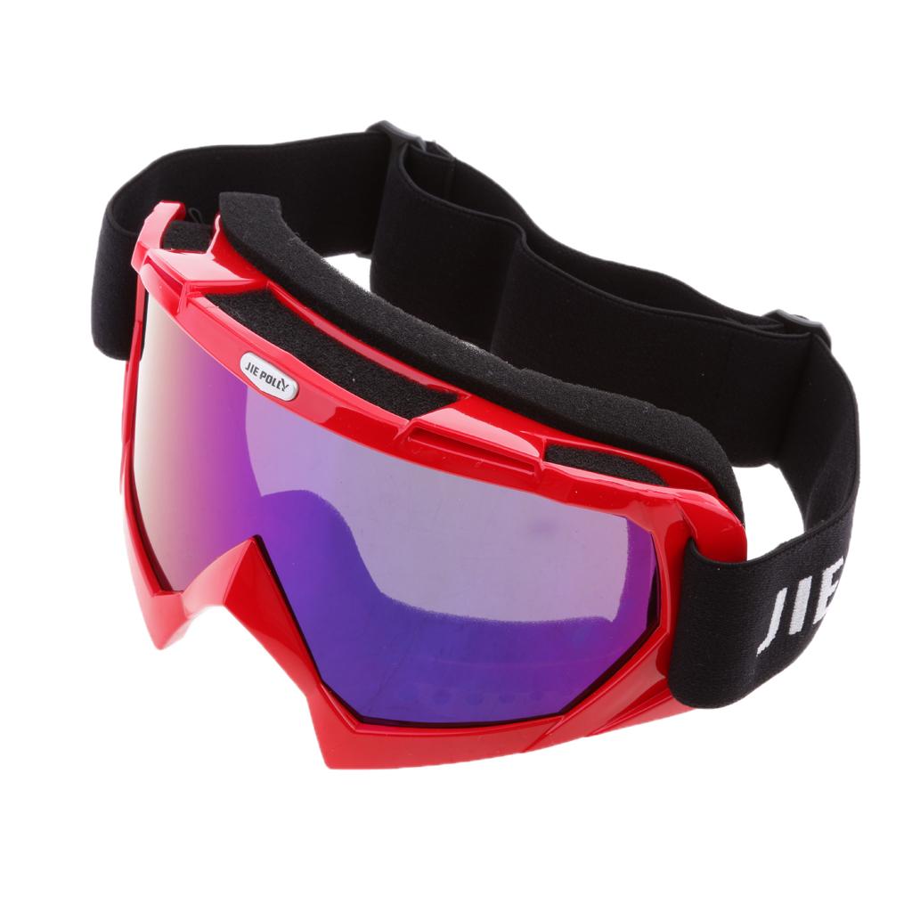 Motorcycle Motocross Racing Windproof Ski Sknowboard Goggles Red