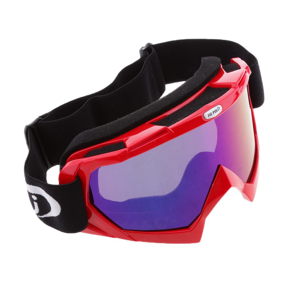Motorcycle Motocross Racing Windproof Ski Sknowboard Goggles Red