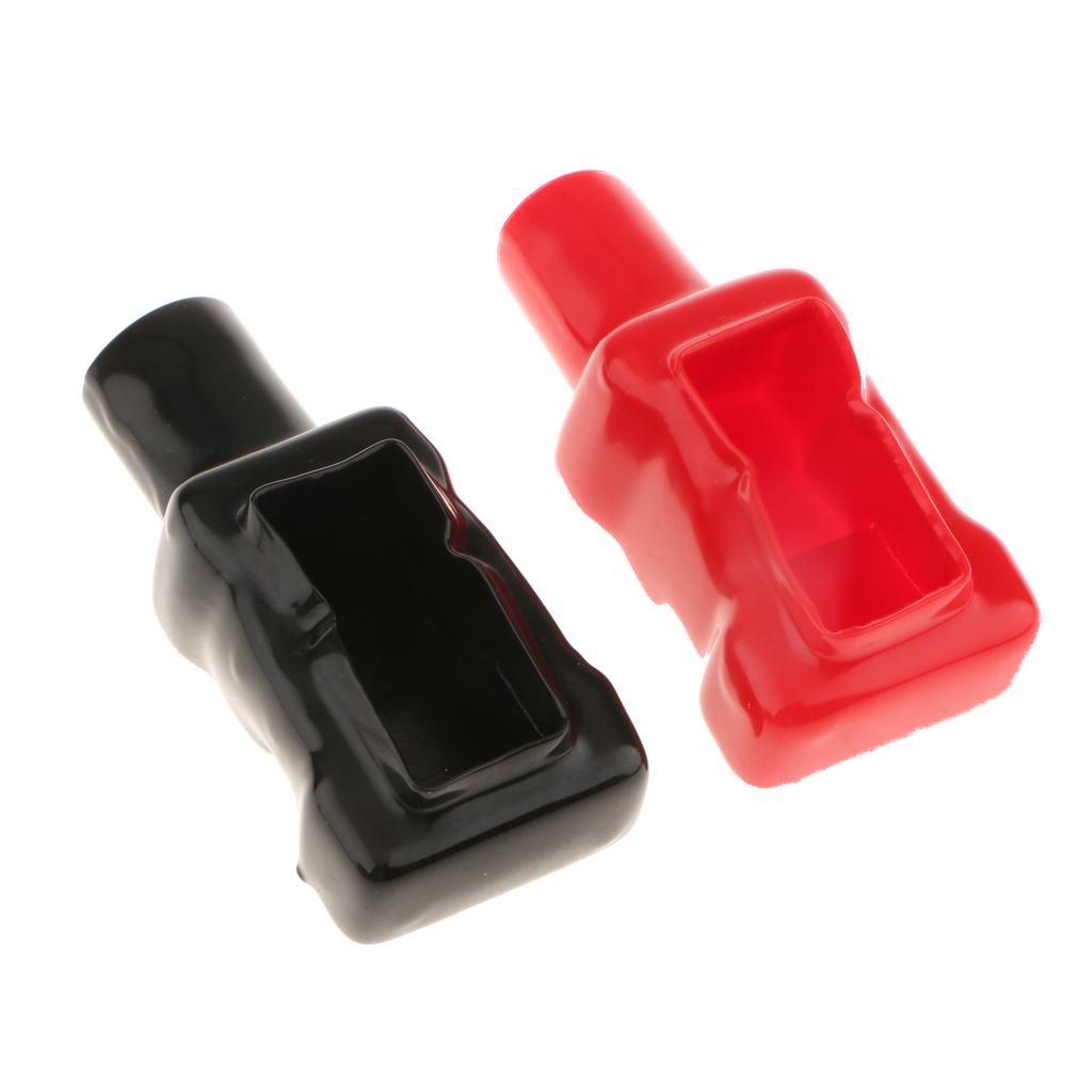 4x1 Set Universal PVC Battery Terminal Insulating Protector Covers