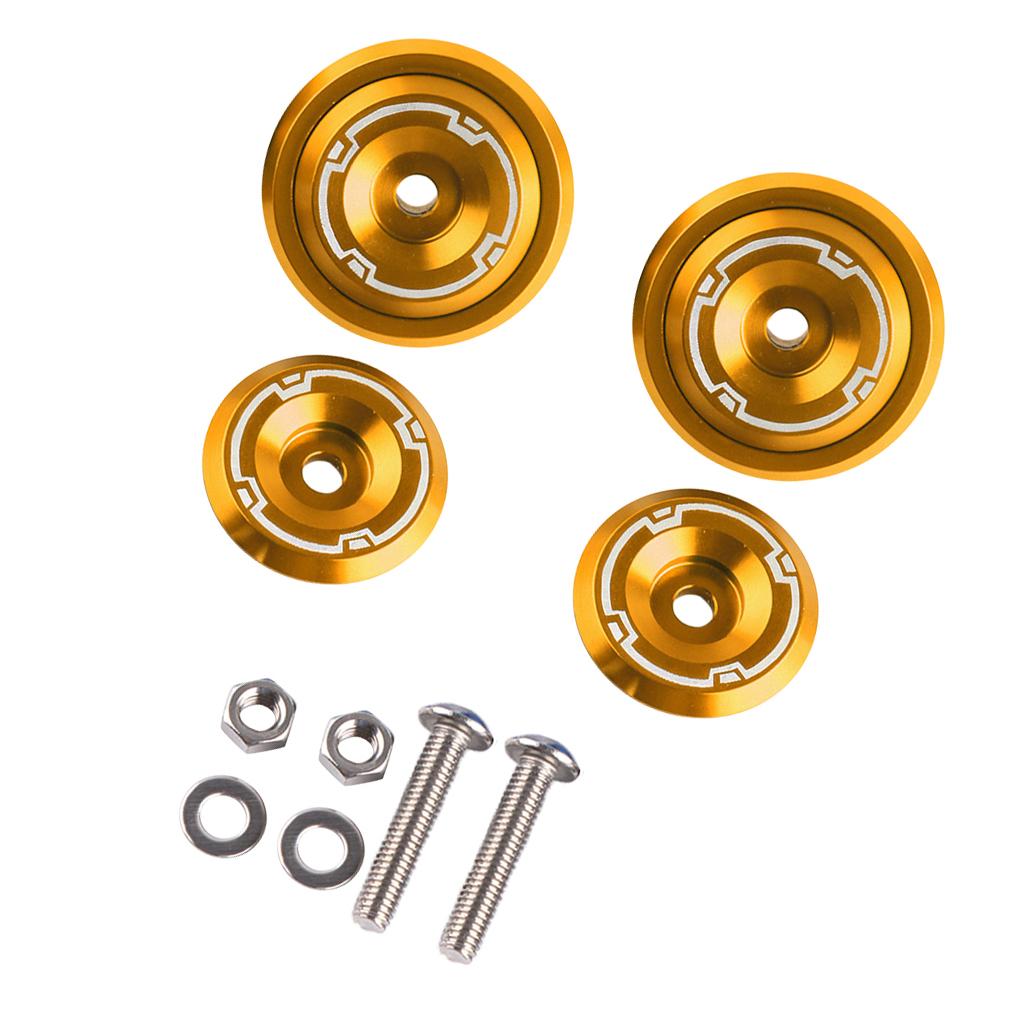 Motorcycle Frame Fairing Bolt Hole Cap Cover Plug for Kawasaki Z900 Gold