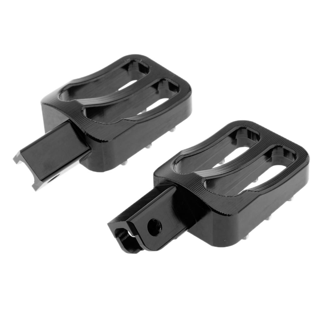 CNC Aluminium Foot Pegs Footrest Pedals for Motorcycle Dirt Bike Black