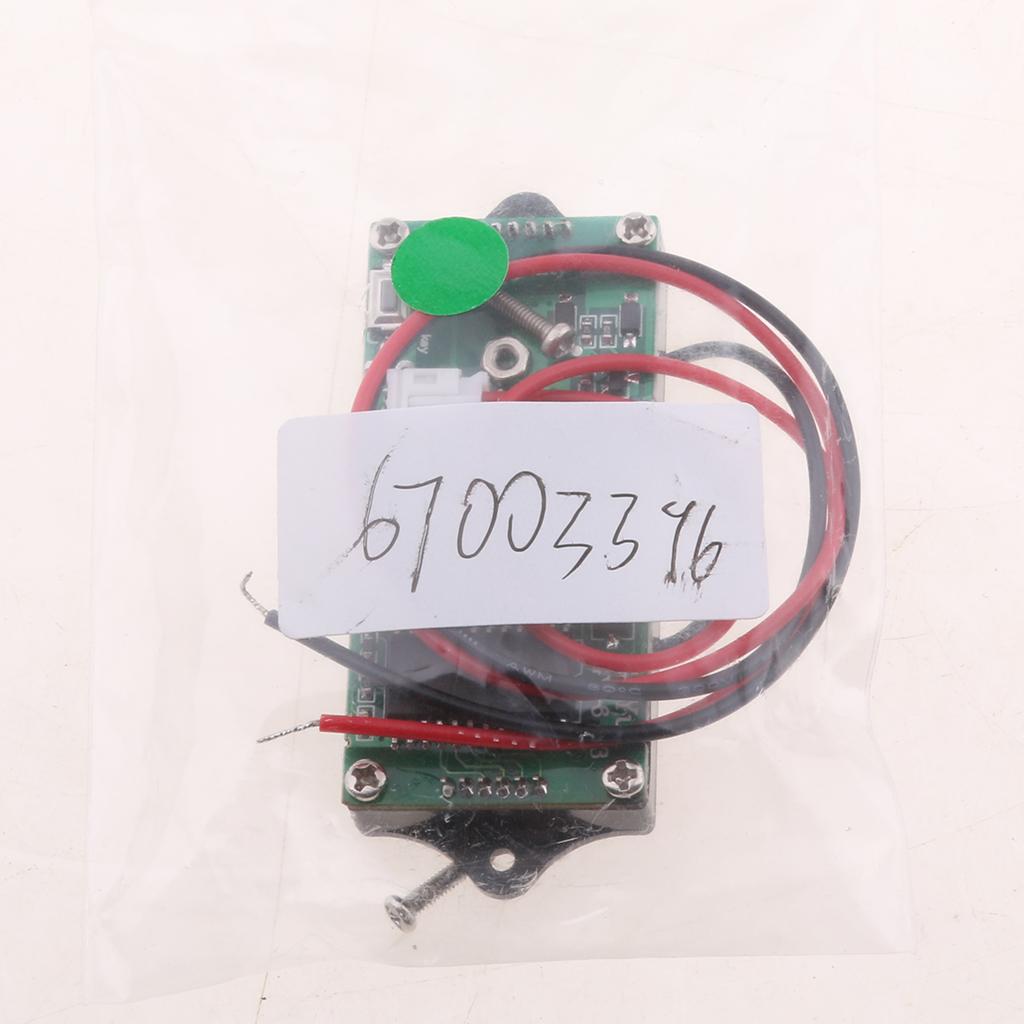 8~65V Green LCD Lead Acid Lithium Battery Capacity Indicator Voltmeter