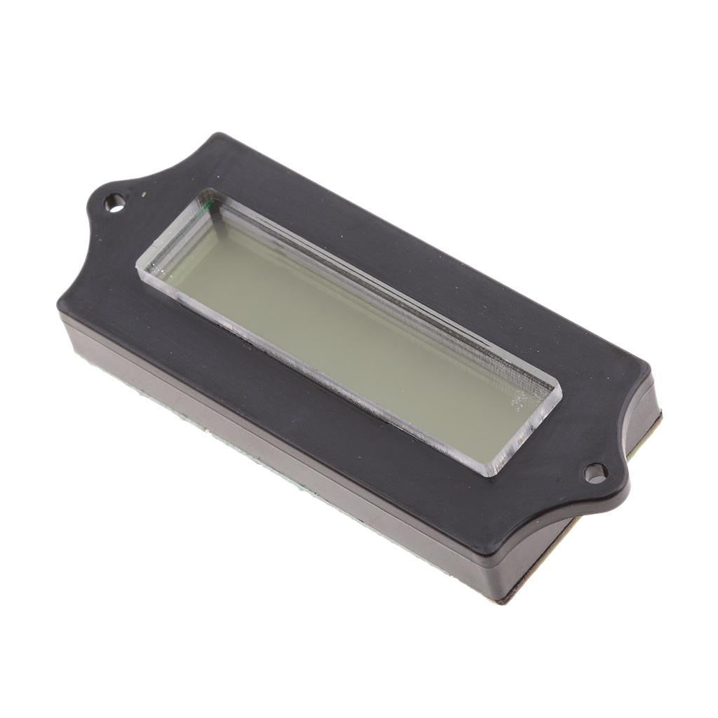 8~65V Green LCD Lead Acid Lithium Battery Capacity Indicator Voltmeter