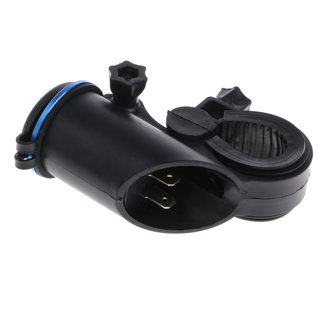 Universal Motorcycle Dual USB Charger Adapter Cigarette Lighter Socket