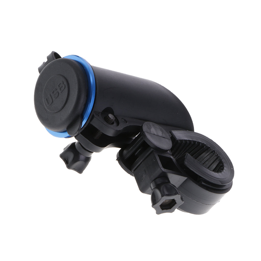 Universal Motorcycle Dual USB Charger Adapter Cigarette Lighter Socket
