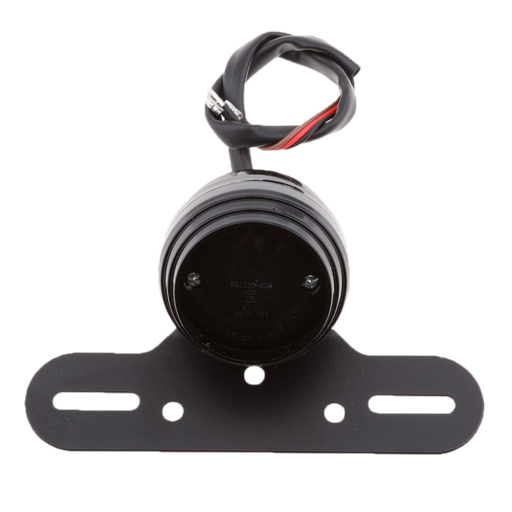 12V Round Motorcycle Brake Tail Light for Bobber Chopper Cafe Racer ATV
