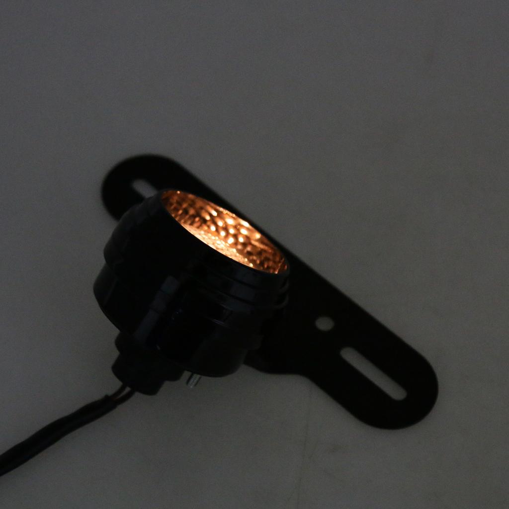 12V Round Motorcycle Brake Tail Light for Bobber Chopper Cafe Racer ATV
