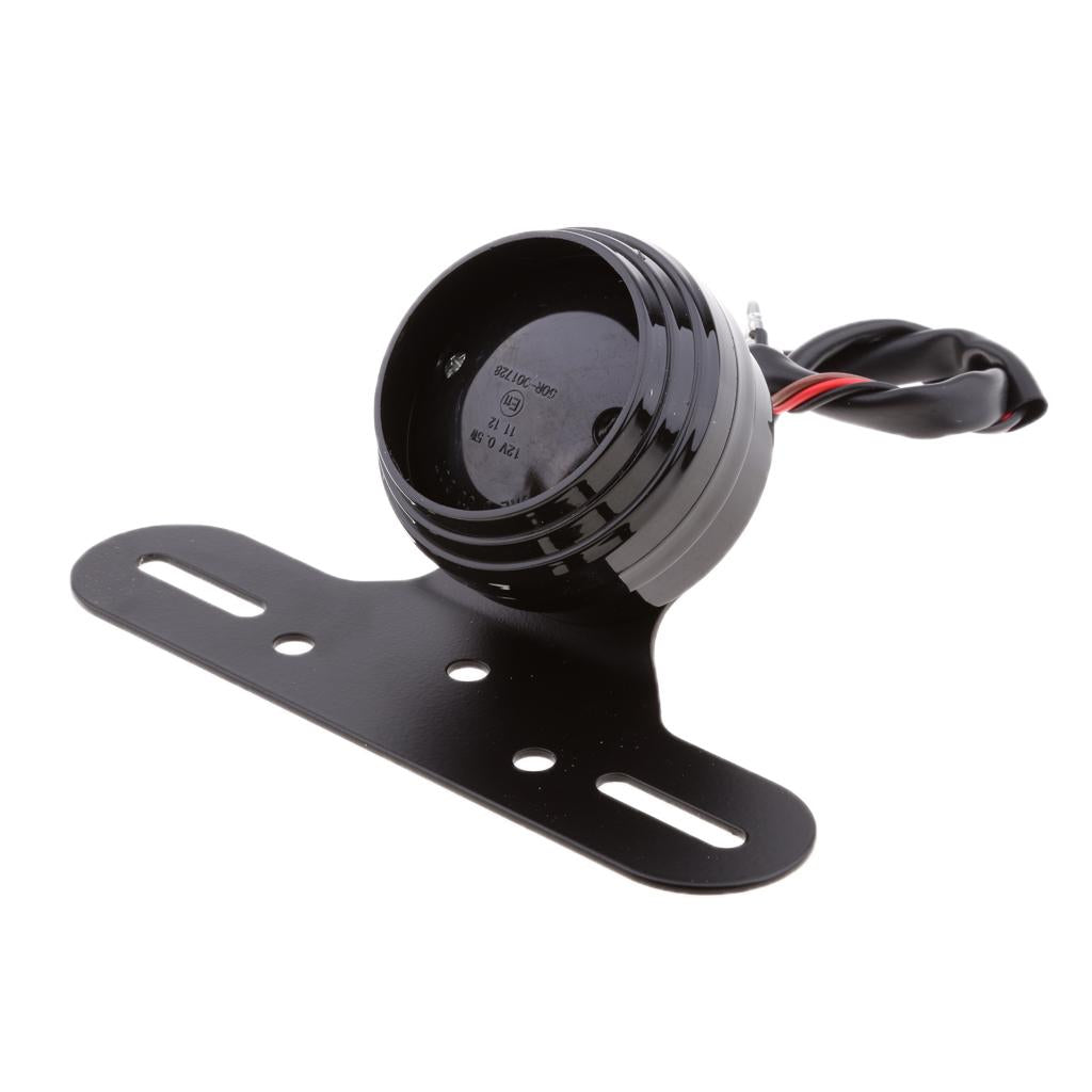 12V Round Motorcycle Brake Tail Light for Bobber Chopper Cafe Racer ATV