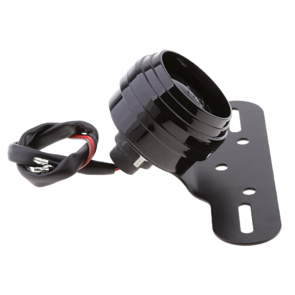 12V Round Motorcycle Brake Tail Light for Bobber Chopper Cafe Racer ATV