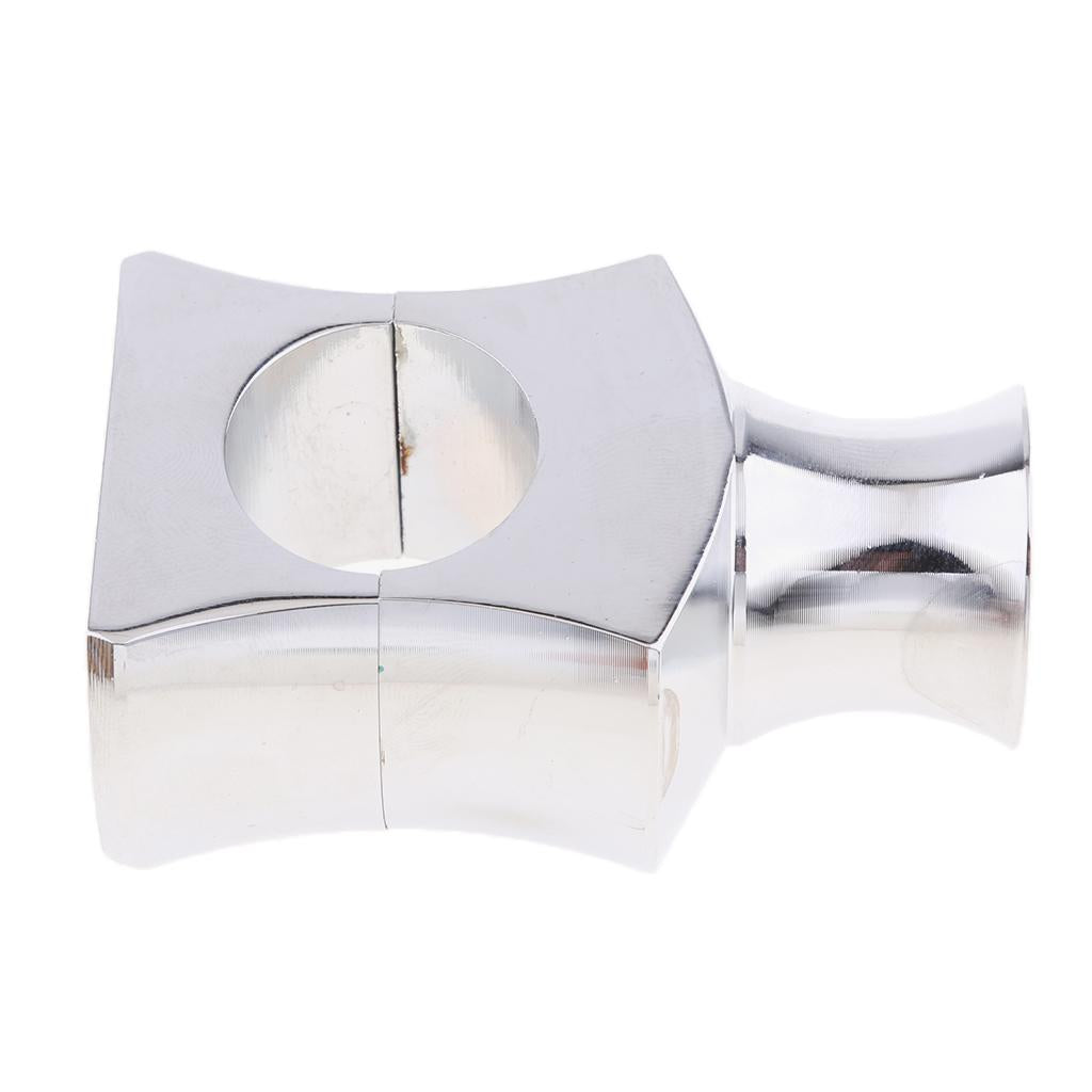 Chrome 7/8 22mm Bars Handlebar Risers Clamp for Harley Bobber Chopper"