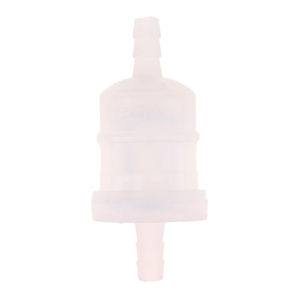 10 Pieces Universal Motorcycle Petrol Inline Fuel Filter Fit 6mm Hose Pipes