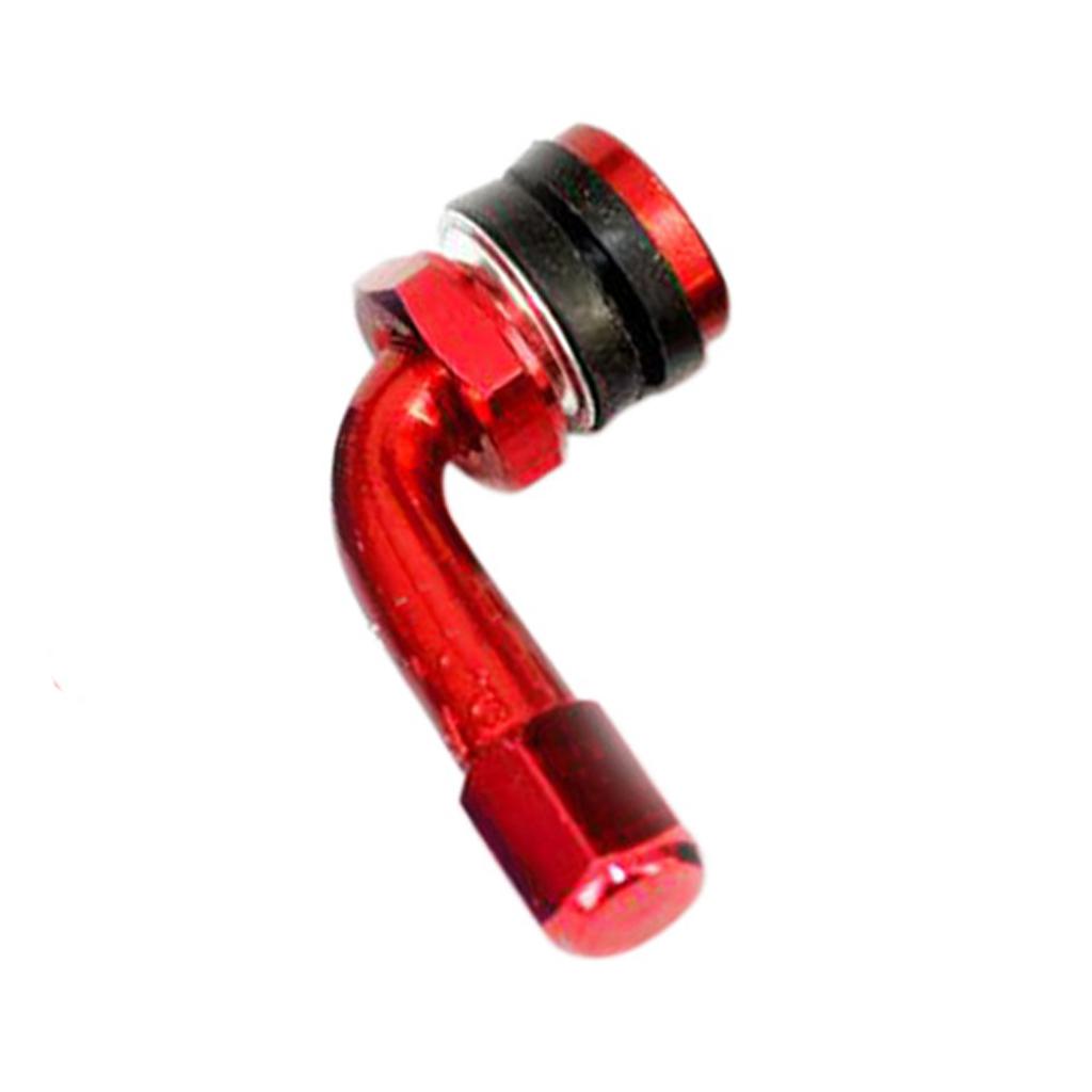 CNC Aluminum Motorcycle Scooter Rim Wheel Air Tyre Tire Valve Stem Blue/Red