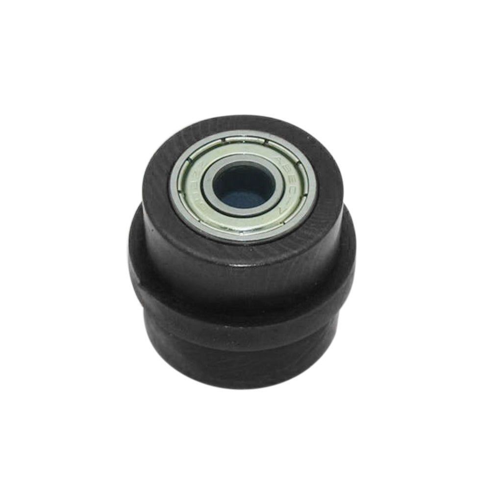 Motorcycle 8mm Chain Pulley Roller Slider Tensioner Wheel Guide Kit Black