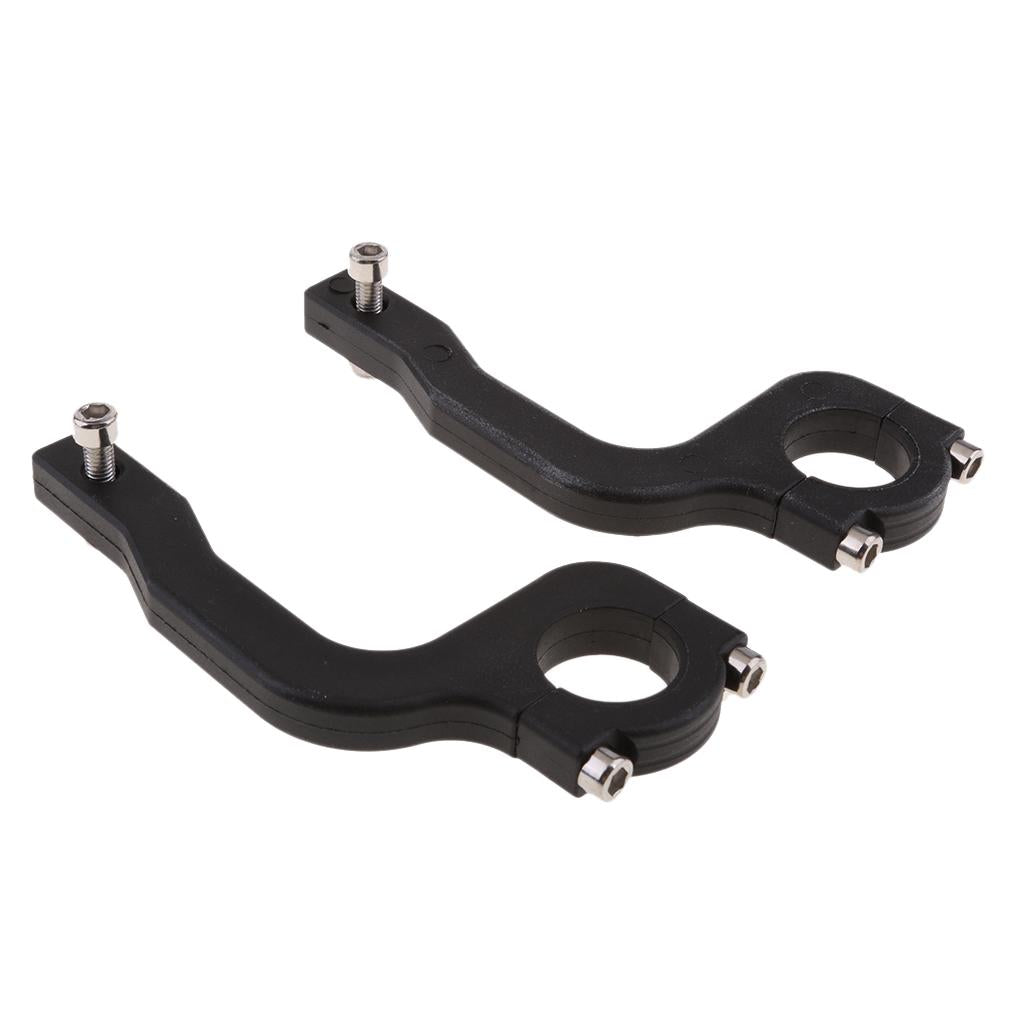 Universal Motorcycle 7/8" Handlebar Hand Brush Guards Handguards Black