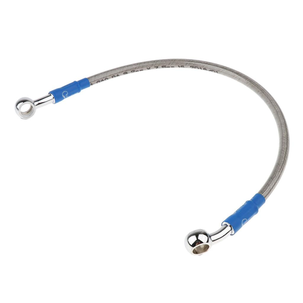 Motorcycle Brake Oil Hose Line Pipe Fitting Stainless Steel Braided 39cm