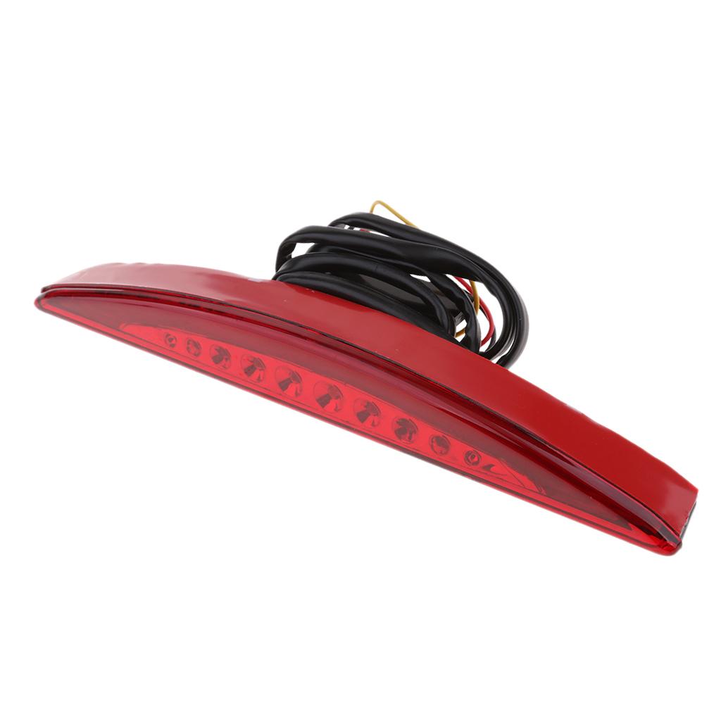 Rear Fender Tip LED Brake Tail Light For Harley Breakout FXSB Red Lens