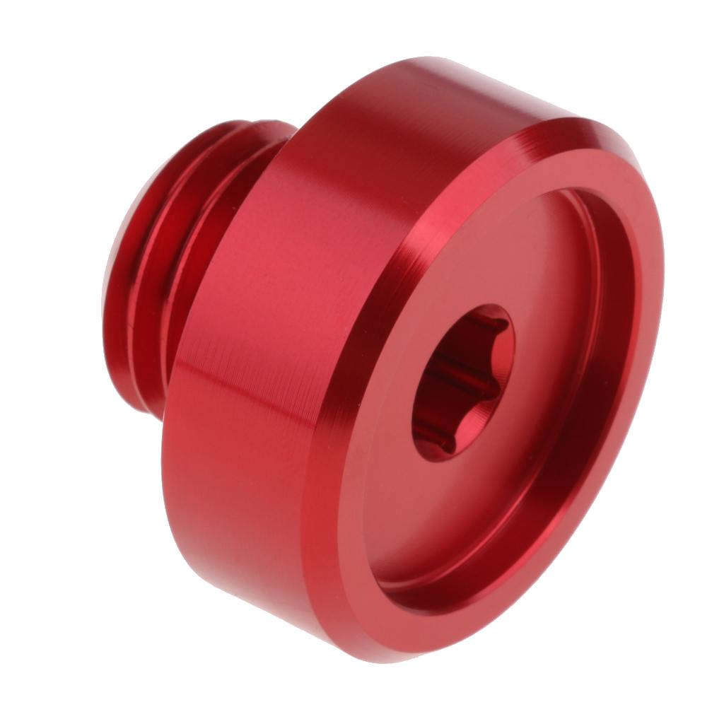 CNC Aluminum Engine Oil Filler Cap Screw Bolt for Kawasaki M20*2.5 Red