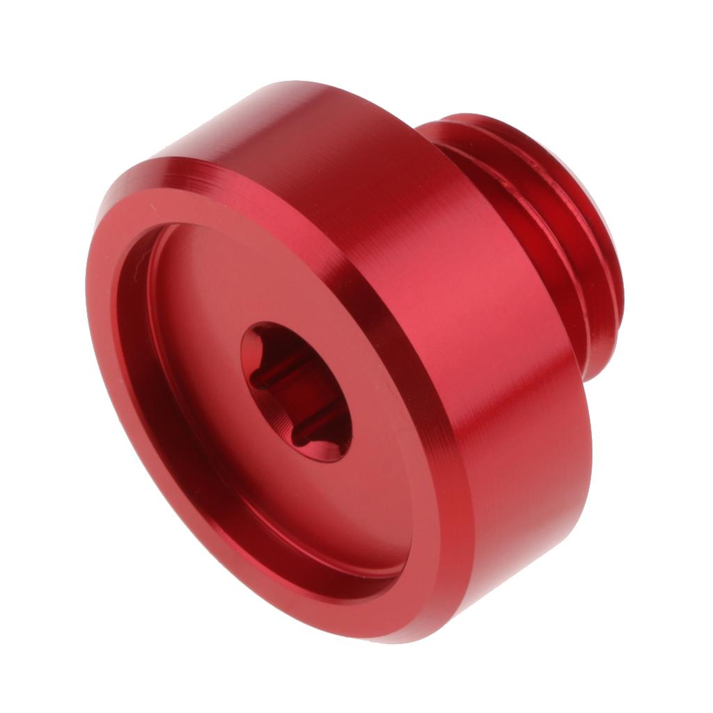CNC Aluminum Engine Oil Filler Cap Screw Bolt for Kawasaki M20*2.5 Red