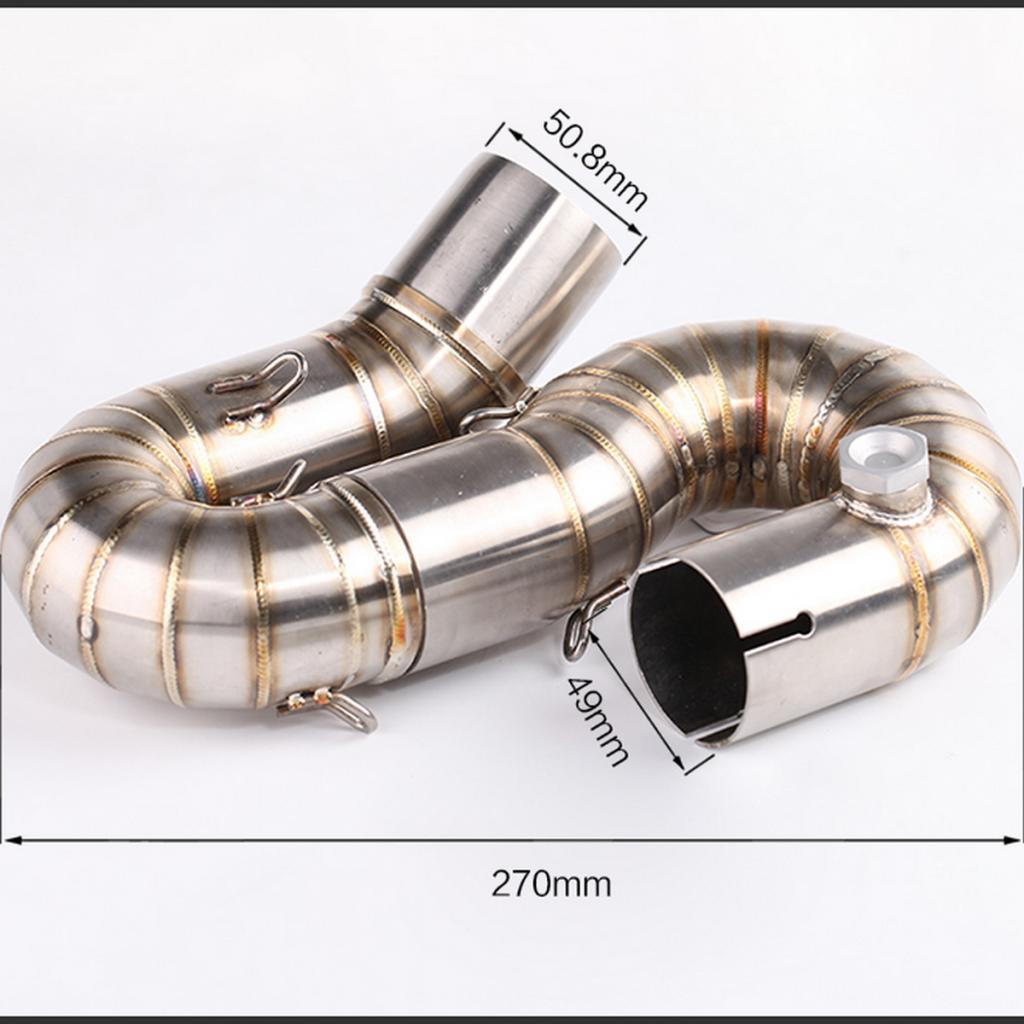 Motorcycle Stainless Steel Link Mid Pipe For HONDA CBR 1000RR 2008-2011