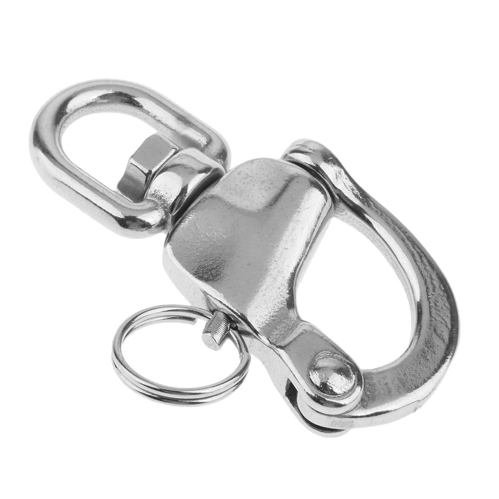 316 Stainless Steel Swivel Snap Shackle for Boat Marine Yacht Sailing 68mm