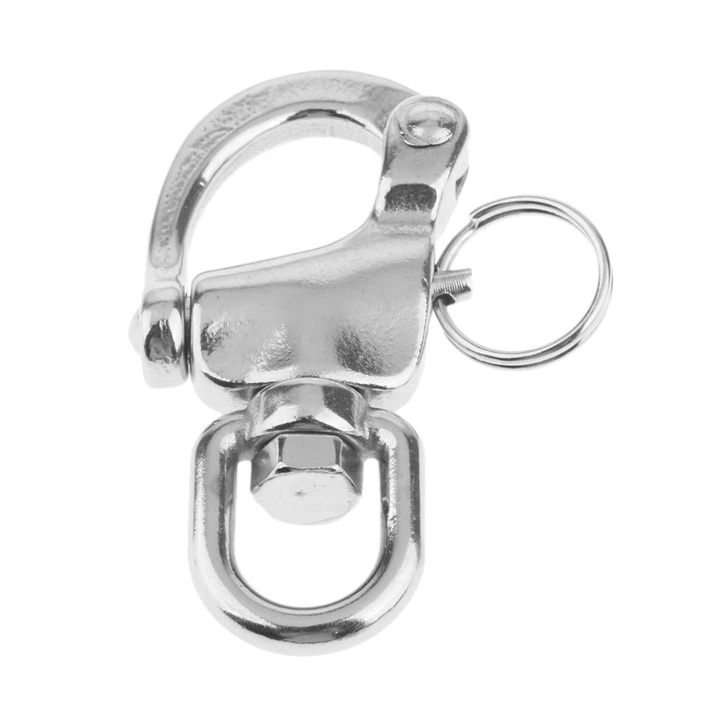 316 Stainless Steel Swivel Snap Shackle for Boat Marine Yacht Sailing 68mm