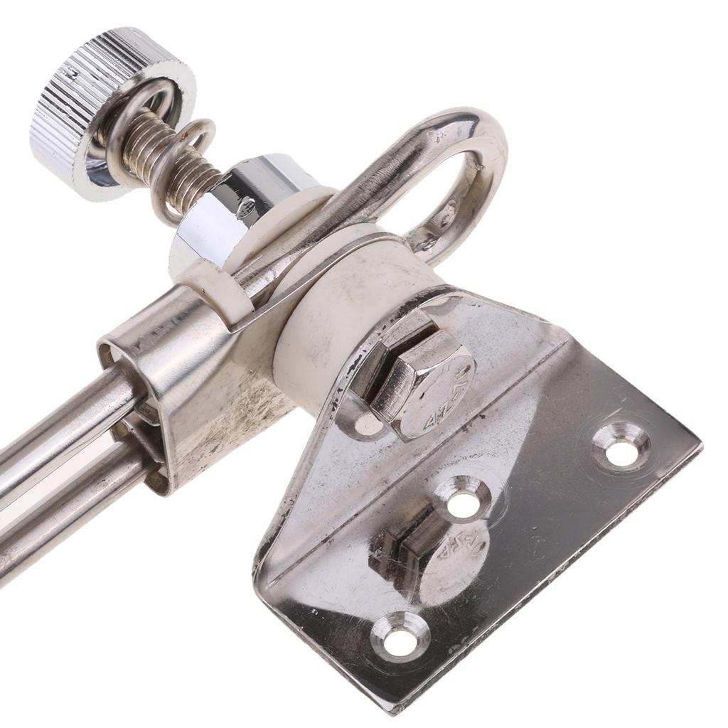 Marine Boat Hatch/Window Adjuster and Stay Support Silver 15inch