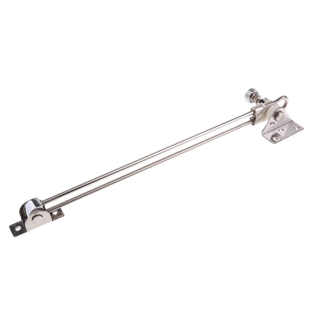 Marine Boat Hatch/Window Adjuster and Stay Support Silver 15inch