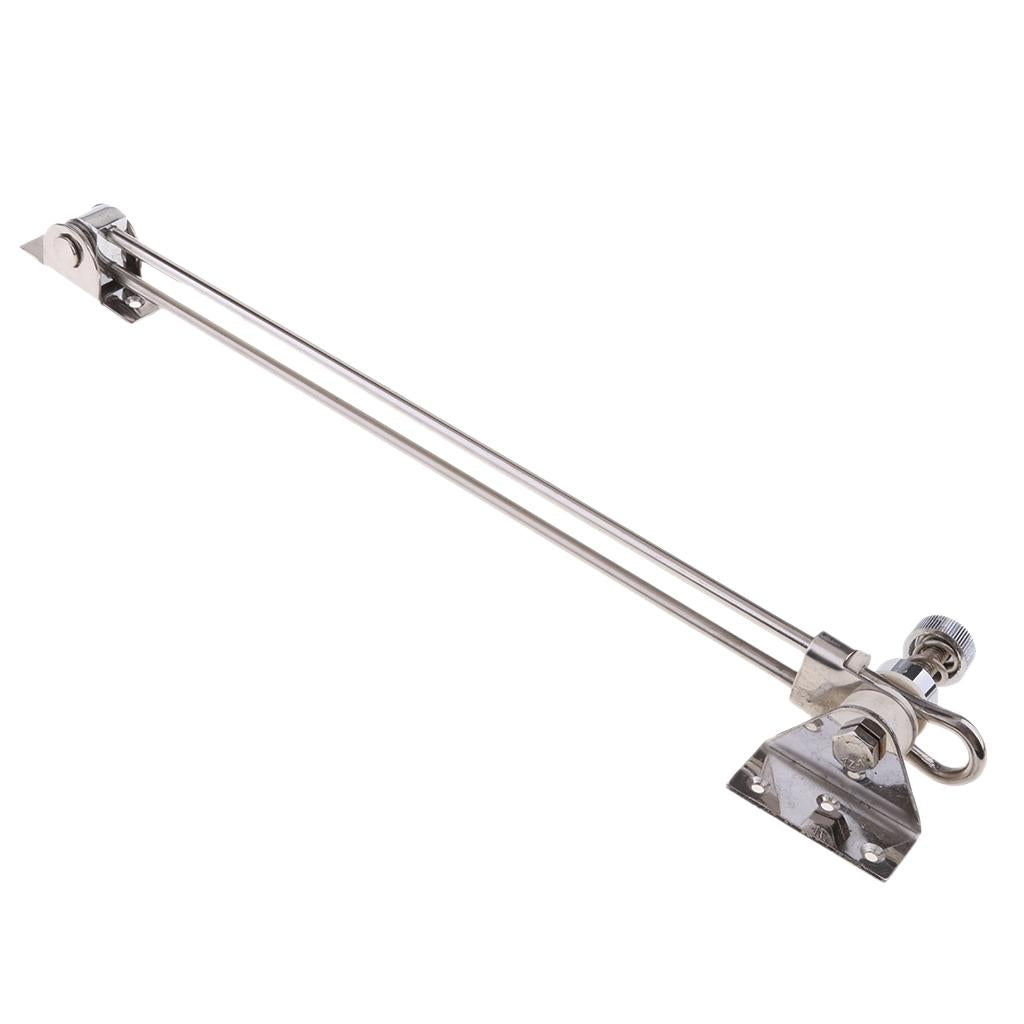 Marine Boat Hatch/Window Adjuster and Stay Support Silver 15inch