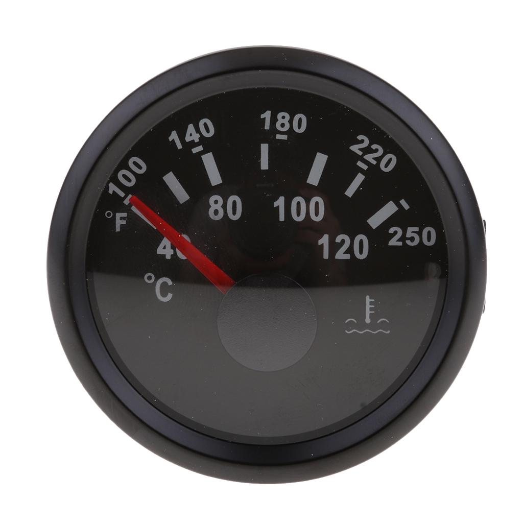 2" 52mm Car Auto Water Temp Gauge 40-120 Celsius Degree 810-00035