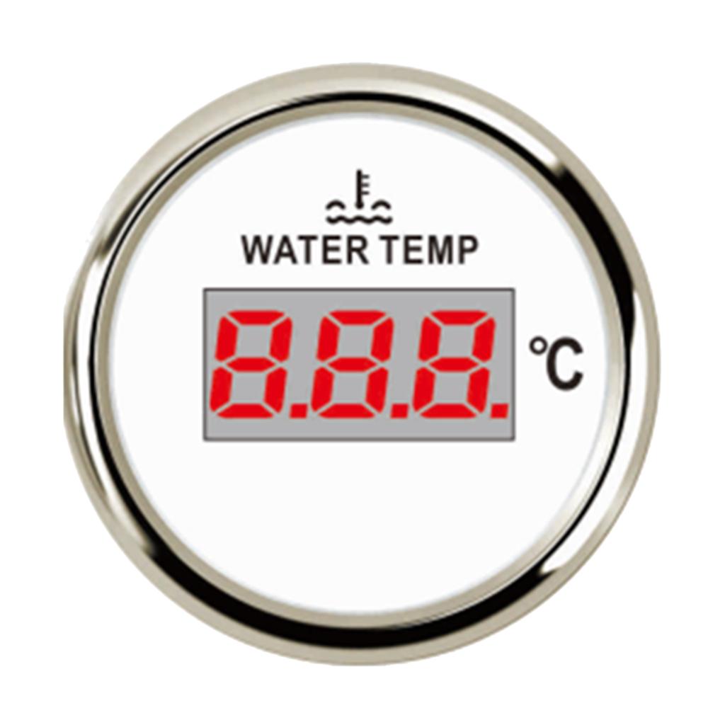 2 52mm Car Auto Water Temp Gauge -20-120 Celsius Degree 810-00131"