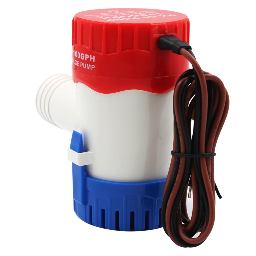 12V 1100 GPH Boat Bilge Water Pump Mini Electric Submersible Pump