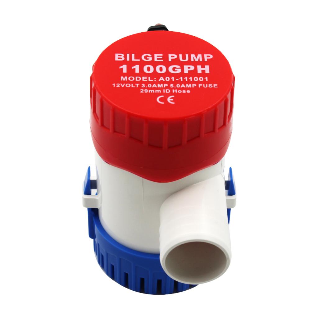 12V 1100 GPH Boat Bilge Water Pump Mini Electric Submersible Pump