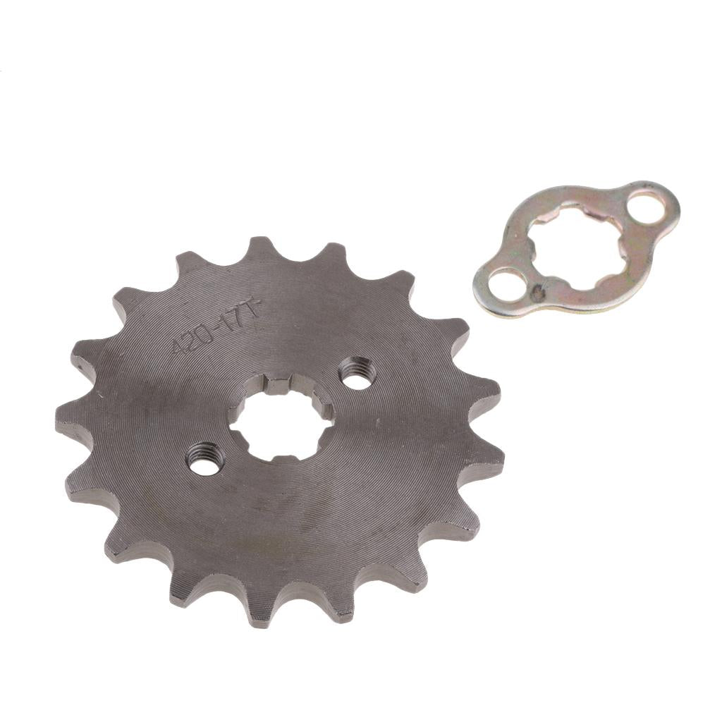 Tooth Front Engine Sprocket for SDG 110cc 125cc Dirt Bike ATV 420-17T-17mm