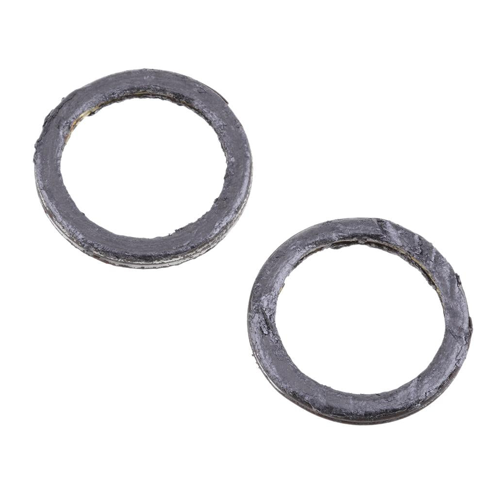 2x2pcs 30mm Exhaust Pipe Gasket for 90cc 110cc 125cc Pit Dirt Bike ATV Buggy