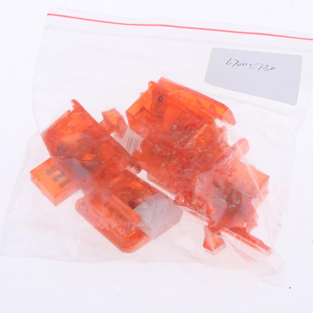 Scooter Start Horn Turn Signal Headlight High Low Switch Housing Caps Orange